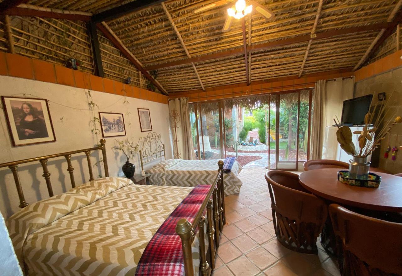 Jardin Quinta Las Fuentes Cabanas, Valsequillo. Puebla Ngoại thất bức ảnh