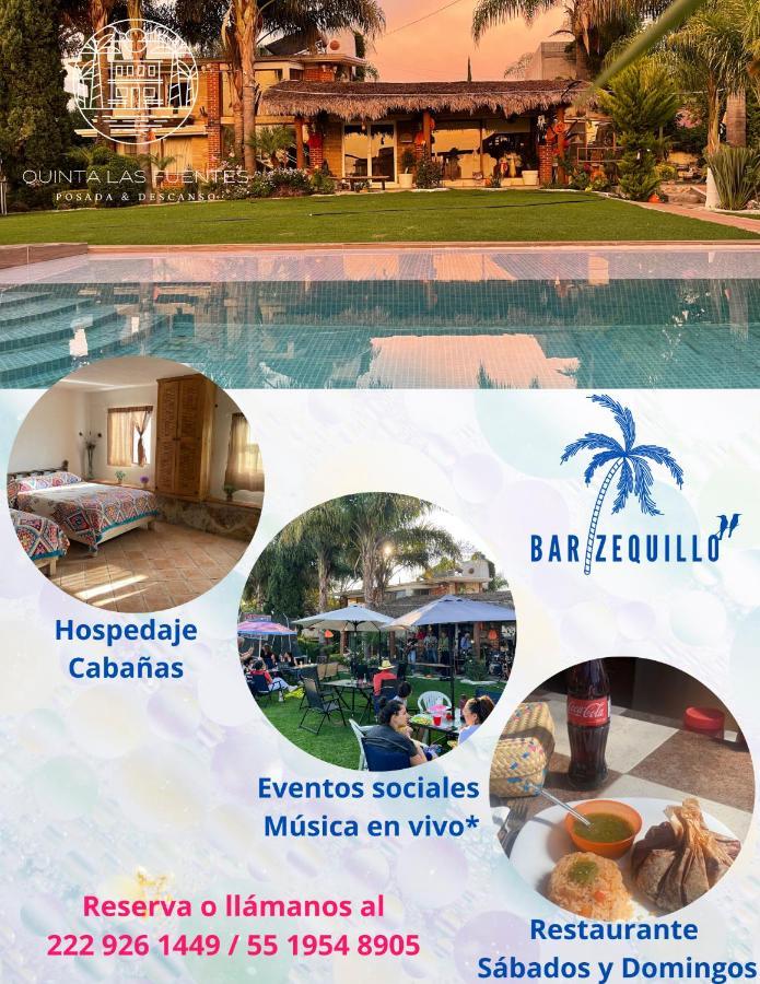 Jardin Quinta Las Fuentes Cabanas, Valsequillo. Puebla Ngoại thất bức ảnh